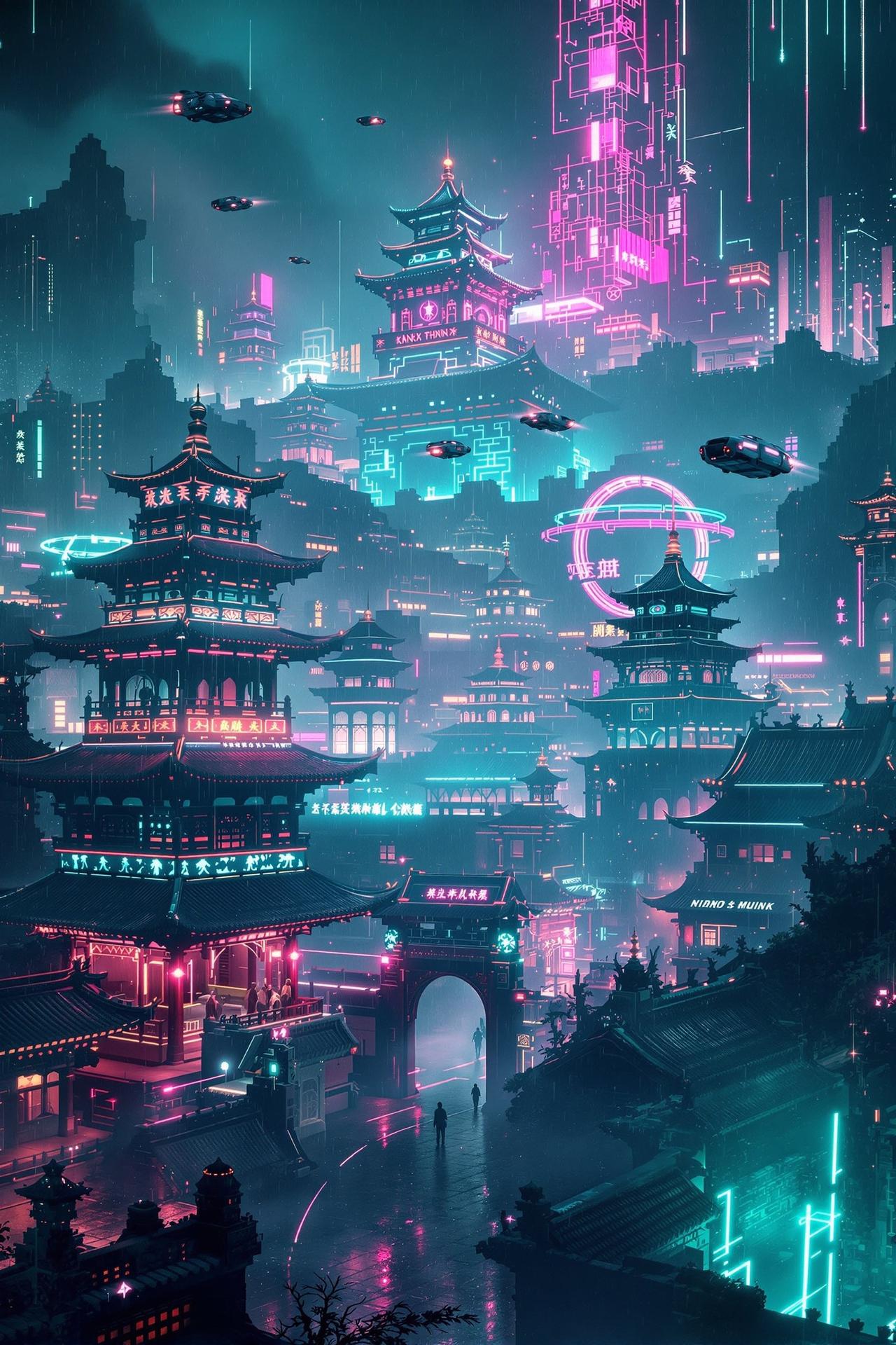 星辰影院作品 赛博长安 高清HD海报
